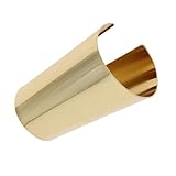 Uonlytech Brazalete de Metal Dorado Ancho para Mujer y Hombre, Diseño Fino, Resistente al Desgaste Decoloración, Pulsera Elegante para Uso Diario
