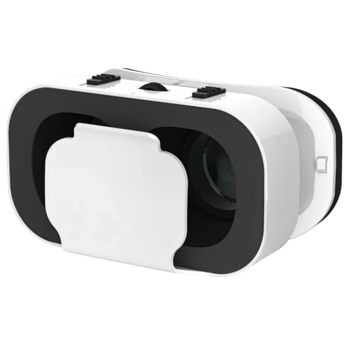 Vr Shinecon Compatible Vr Goggles, Adjustable 0-400 Degrees, Open Back Design, Multi-Directional Airflow