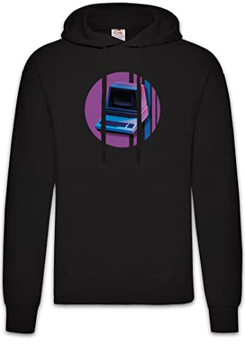 Sweat à capuche Urban Backwoods Retro Gamechanger noir pour homme style décontracté