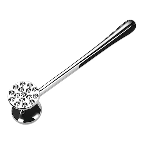 OFFSCH Weighted Meat Mallet Tenderizer with Long Non Skid Handle for Effortless Cooking for Steak Kitchen Tool for Tenderizing Meat