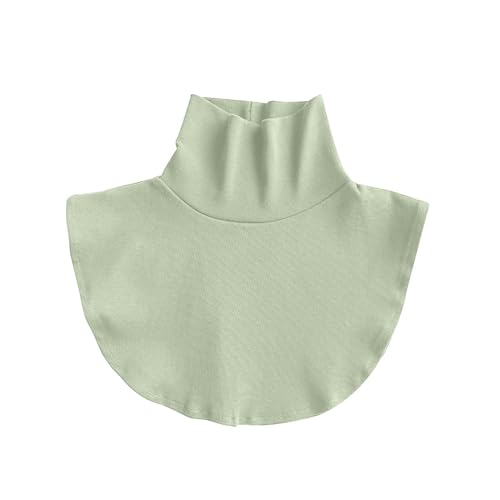 Lightweight Knited False Turtleneck Dickey Innerwear Warm Detachable Collars Half Top Mock Blouse Collar for