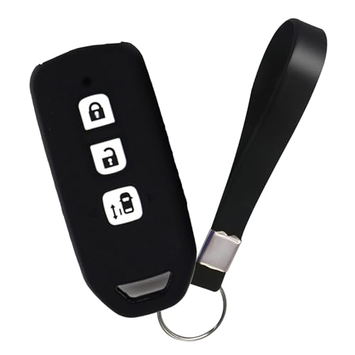 キーケース キーカバー ホンダ 対応 NBOX カスタム N-BOX+ Nワゴン N-WGN JG1/2 カスタム N-ONE N-BOX JH1 JH2 JH3 スラッシュ N-VAN JJ1 JJ2 などに 対応 耐 (typeB_ブラック)