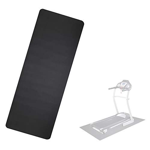 Bodenschutzmatte für Laufband und Heimtrainer, Bodenmatte Unterlegmatte für Heimtrainer, Ergometer, Crosstrainer und andere Fitnessgeräte, 180