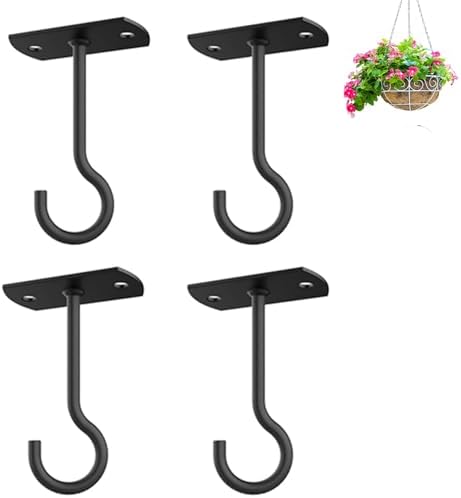 Amazon.com: EGOMYRON 2 Pack Wood Ceiling Hooks for Hanging Plants ...