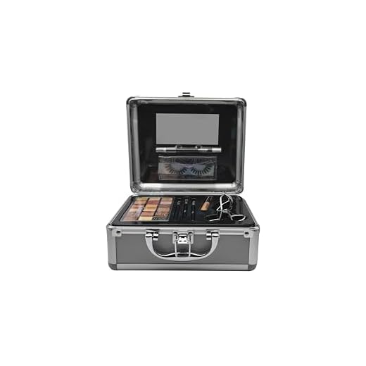bonvoyage, Kit de Maquillaje para Ojos 26 Piezas, con Pestañas Postizas, Paleta de Sombras de 18 Colores, Delineadores, Rizador de Pestañas, y Brochas, Kit Portátil y Liviano, All About My Eyes