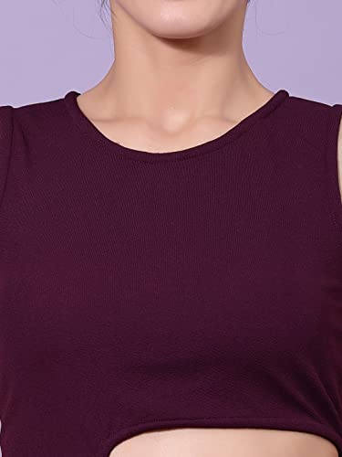 Image of OOMPH! Women's Polyester Blend Bodycon Knee-Length Dress Pack of 1