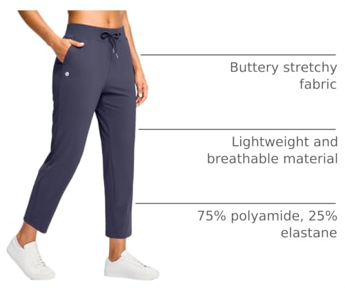 Image of G Gradual Petite Pants for Women 24 inch /26 inch Ankle Pants with 2 Pockets