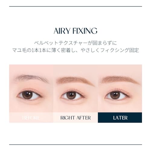 TAG エア フィクシング ブロウカラー 9g 01 DARK BROWN の商品画像 2