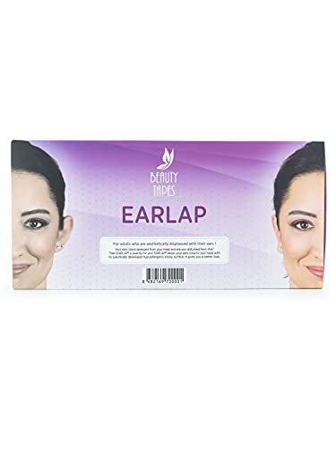 EARLAP Cosmetic Ear Corrector - Solves Big Ear Problem - Aesthetic Correctors for Prominent Ears - Protruding Ear Correctors, Short of Surgery Contains 20 correctors