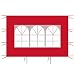 Produktbild LINGSO 3 m x 2 m Betthimmel, Seitenwnde, -Seitenwand, wasserdicht, 210D-Oxford-Stoff, Gartenzelt-Oberflche (rot mit Fenster).