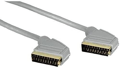 Hama Connecting Cable Scart Plug - Scart Plug, 0.75 m, Silver