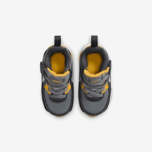 Nike Air Max 90 EasyOn Baby/Toddler Shoes (HF6359-004, Shown: Smoke Grey/Anthracite/White/Light Smoke Grey) Size 74