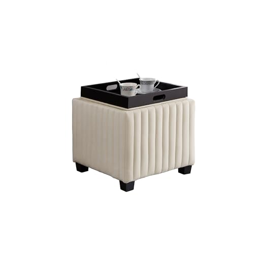 Modern Square Cube Storage Bench, Home Square Storage Ottoman 18 ...