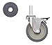 Metro 5MDRA 5" High Modulus Donut Rigid Stem Caster for Super Erecta Industrial Wire Shelving Racks
