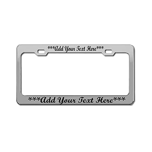 Custom Metal Stainless Steel License Plate Frame Auto Exterior Acessory