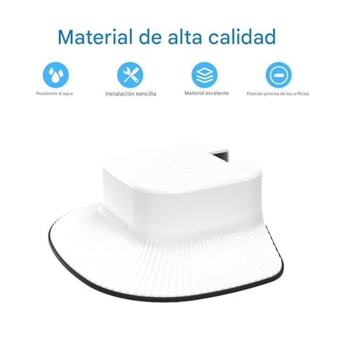 Protector de cámara para exteriores con techo impermeable para cúpula de hogar 4