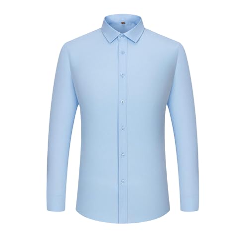 Camisa de negocios para hombre de algodón premium corte ajustado blanco