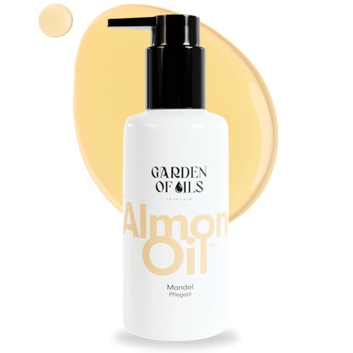 Bio Mandelöl - Garden of Oils - Made in Germany - Kaltgepresstes pures Öl aus Mandeln (100ml)