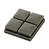 ADSE-ER Algodón Grueso antirruido Que Absorbe el Sonido, Paneles acústicos Cuadrados de Color de Alta Densidad, fácil de Instalar, Productos para el hogar de algodón Que Absorbe el Sonido (Gris)