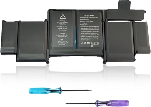Specifiche della batteria: Modello: A1582 Tipo di batteria: Tensione agli ioni di litio: 11,42V Capacità: 74,9Wh Colore della batteria: nero Imballaggio incluso: 1x batteria di sostituzione