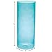 Teal Cylinder Vase, Glass, 10 inch - Home Decor - 1 Piece