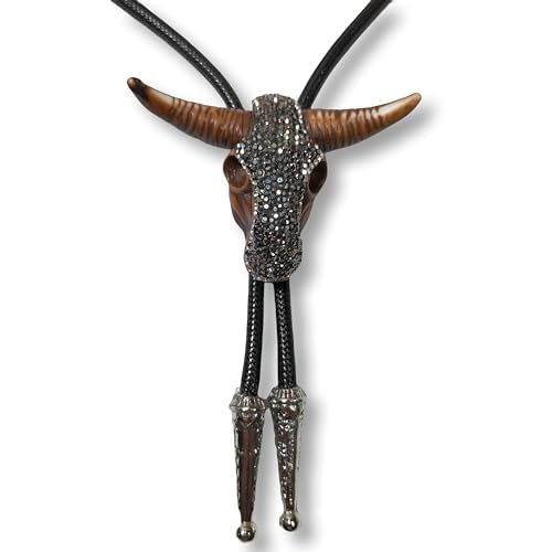 Image of Animal & Plant Bola Tie Bolo Tie Wedding Necklace for Men Women Groomsmen Western Cowboy Necktie