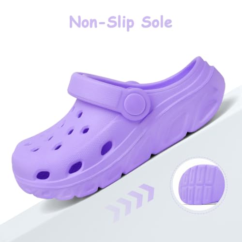 Image of AOVOG Kid Girls Boys Clogs Toddler Garden Shoes Slip On Shower Slide Sandals Beach Water Shoes