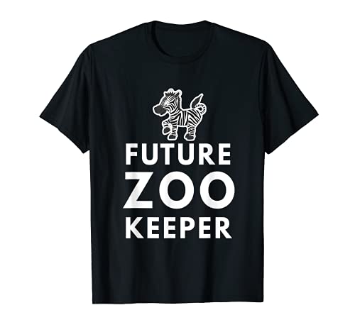 Futuro Zookeeper Creative Zebra Regalos Camiseta