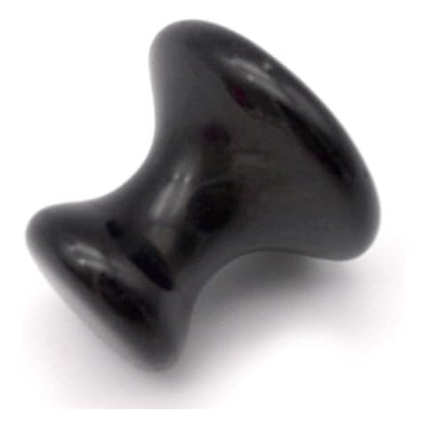 Jade Guasha Facial Massage Tools, Natural Black Obsidian Mushroom Gua Sha Stone for Face, Anti Cellulite Facial Skincare Set for Beauty Cover