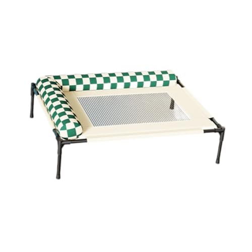 Lit surélevé pour chien robuste lavable respirant avec coussin de taille S - 2