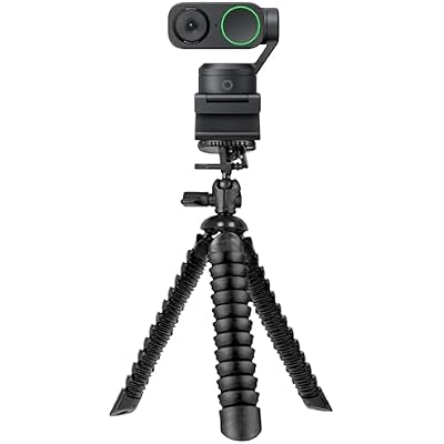 Insta360 Link 2 - PTZ 4K Webcam for PC/Mac, 1/2 Sensor, AI Tracking, HDR, AI Noise-Canceling Mic, Gesture Control for Streaming, Video Calls, Gaming & More Bundle with Flexible Tripod & Lens Cloth