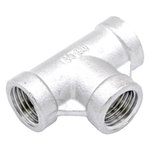 Raccord en T 3 voies 1/4 inox pour réparer et dériver les tuyaux de maison