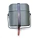 ANQIAOGreen Collectibles WWII WW2 German M31 Mess Kit Tin with Leather Strap Dinner Box 3 Parts in 1