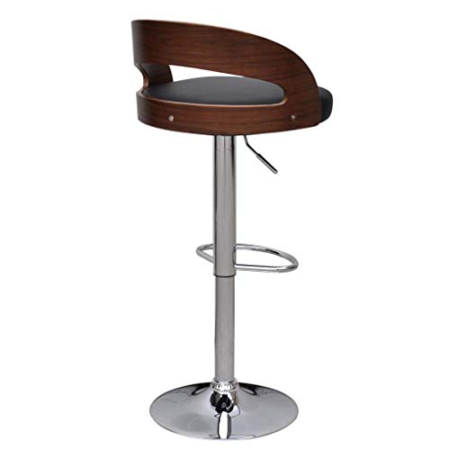 Tabourets de bar réglables lot de 2 avec dossier et repose-pieds
