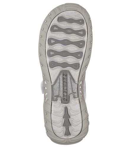 Skechers Skechers Women's REGGAE - SEIZE THE DAY - Toe Thong Sandal Sandal, white, 8 M US