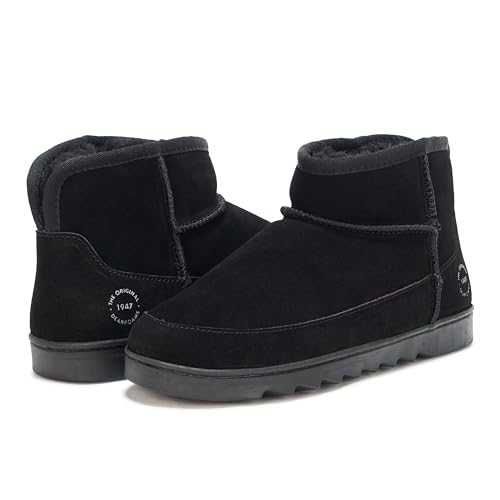 Dearfoams Women's Suede Indoor Outdoor Memory Foam Mini Ankle Gretchen Boots3