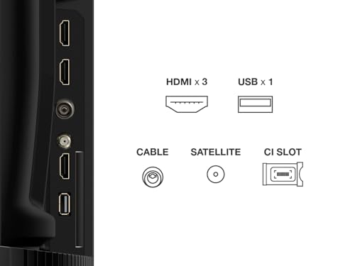 TCL 43T6C Fire TV — vue de profil