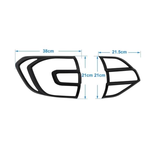 Protector de luz trasera con acabado Chrome de alta resistencia Ford Everest 2