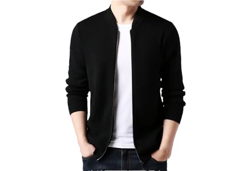 Men Casual Sweater Men Wool Cardigan Sweater Men Fall Winter Thick Warm Zipper Sweater