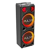 Caixa de som torre double 12" 2300w bluetooth pulse - ps736