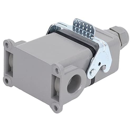 Conector pesado rectangular evita fallos por agua y humedad IP65 16A 8