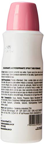 Desodorante Spray, Tabu, Romance, 90 ml