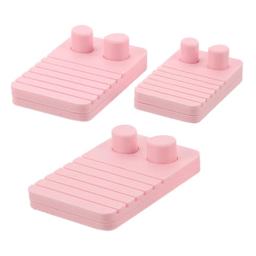 ABOOFAN Moules à Bijoux en Argile Polymère Lot de 3 Tailles Moule à Nœud Rose pour Boucles D’oreilles et Pendentifs Accessoires pour Création Artisanale