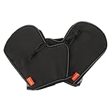 TOYANDONA Warme Motorrad-lenkerhandschuhe Aus Dickem Und Robustem Material Winddicht Und Wasserabweisend Für Kaltes Wetter Und Winterfahrten Leicht Zu Reinigen Und Langlebig
