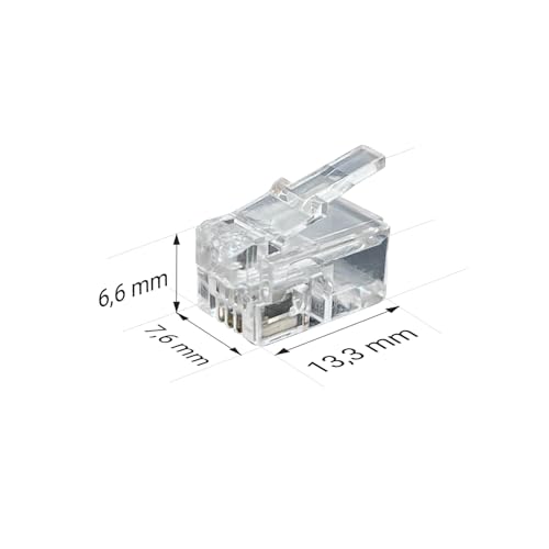 Waytex RJ9-Anschluss, 100 Stück