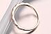 Wycian Wedding Rings Ladies Diamond Engagement Ring and Band 9K Rose Gold with 0.18CT Diamond Size Solid Not Plated Fashion for Lesbian Graduation Jewelry