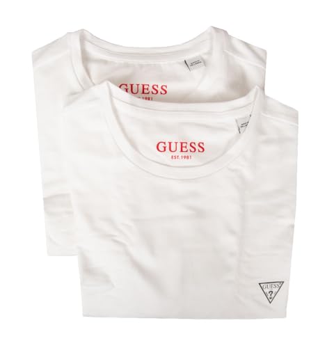 GUESS Men's t-Shirt Pack of 2 Items Short Sleeve Crew