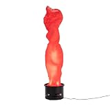 Realistic Artificial Flame Machine, Huge Fake Fire, Electric Fake Bonfire with Red Silk Flames & 10 LED Lights, Safe Flameless Decoration for Campfire Parties, Outings, Markets, Shops (5.91FT)