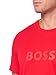 BOSS Big Logo Cotton T-Shirt, Crimson red, XL