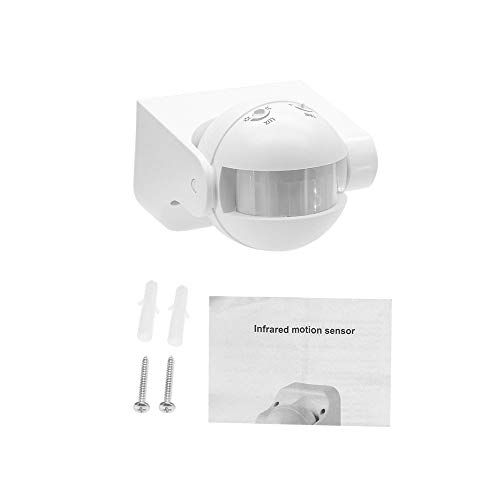 Ajcoflt AC 220 V-240 V 180 Graus Ao Ar Livre IP44 Segurança PIR Infrared Sensor de Movimento Interru